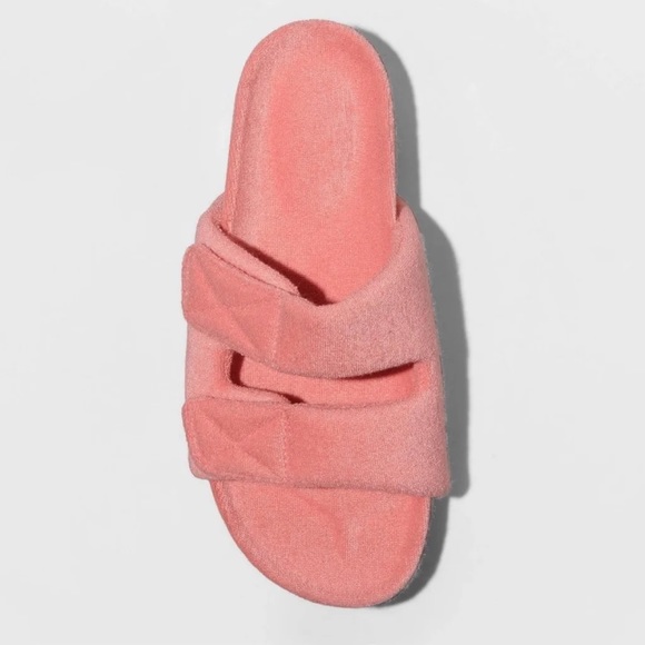 Womens Remi platform slides - a new day - coral orange - multiple sizes - new - Picture 3 of 8